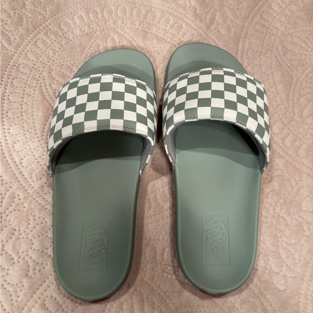 Vans La Costa Checkerboard Slide-On Sandal